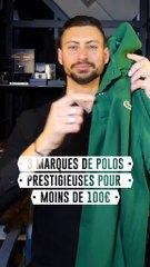 3 marques de polos prestigieuses pour moins de 100€ 💸