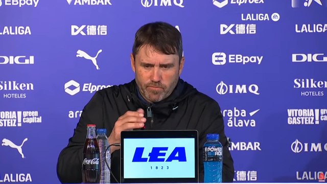 Chacho Coudet, rueda de prensa Alavés 0 - Atlético de Madrid 0