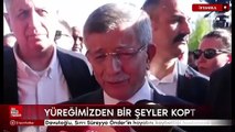 Ahmet Davutoğlu, Sırrı Süreyya Önder'in hayatını kaybettiği hastaneye geldi