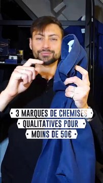 3 marques de chemises qualitatives pour moins de 50€ 💸