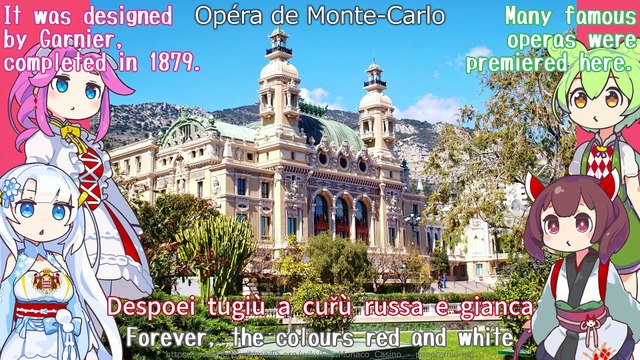 Monaco National Anthem Hymne monégasque - The March of Monaco Monegasque Chorus (NEUTRINO) / English Subtitles