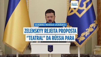 Zelenskyy rejeita a proposta russa de cessar-fogo de três dias, defendendo uma trégua de um mês