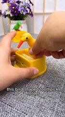 Bird Toothpick Holder Box