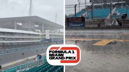 GP de Miami: La lluvia sorprende a la Fórmula 1 previo a la carrera Sprint