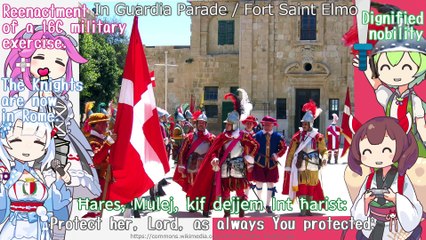 Malta National Anthem "The Maltese Hymn" Maltese Chorus (NEUTRINO) / English Subtitles