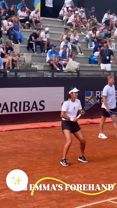 Emma practicing in Rome 3rd May