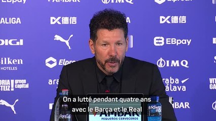 Atlético - Simeone : "La saison n'est pas terminée"