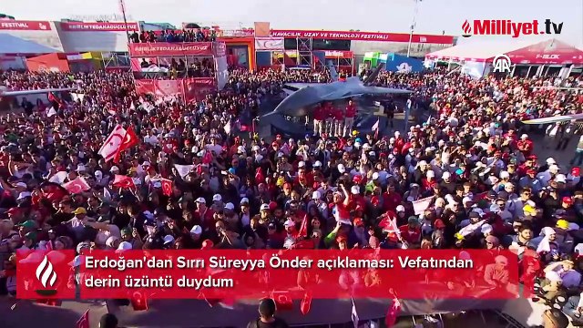 Erdoğan'dan Sırrı Süreyya Önder açıklaması: Vefatından derin üzüntü duydum
