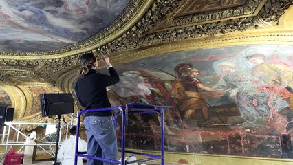 A Versailles, le salon de Diane se refait une beauté