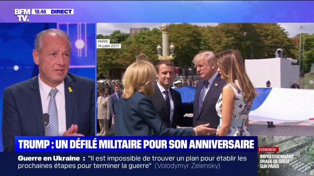 Défilé militaire aux États-Unis: Donald Trump était très impressionné par le défilé du 14 juillet , explique Philippe Karsenty, porte-parole du Parti Républicain US en France