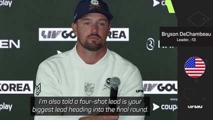 'I'm just playing like a kid' - DeChambeau reveals his in-form secrets