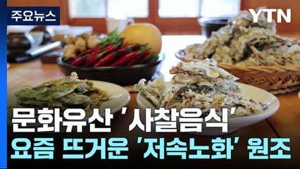 문화유산 '사찰음식'...요즘 뜨거운 '저속노화' 원조 / YTN