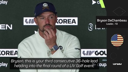 'I'm just playing like a kid' - DeChambeau reveals his in-form secrets