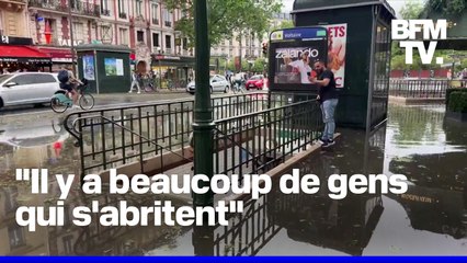 Des violents orages de grêle sont tombés sur l'Île-de-France