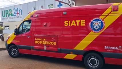 Homem cai de telhado e é socorrido pelo Siate no bairro Brasília