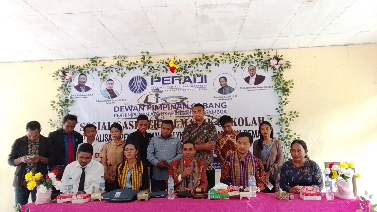 Pendidikan Bermutu, Lingkungan Bebas Bullying, SMA 17 Agustus Weoe Dukung Program Peradi Masuk Sekolah