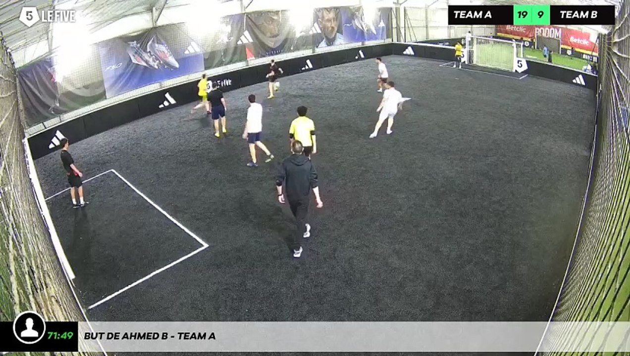 But de Ahmed B - Team A