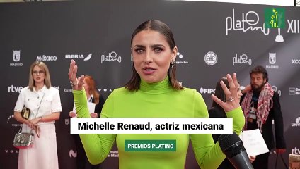 Michelle Renaud, actriz mexicana en Los Premios Platino