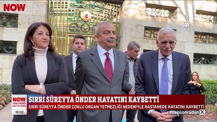Sırrı Süreyya Önder hayatını kaybetti...