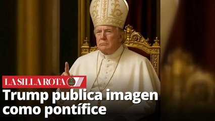 Trump  publica imagen vestido como el Papa en plena sucesión del Vaticano