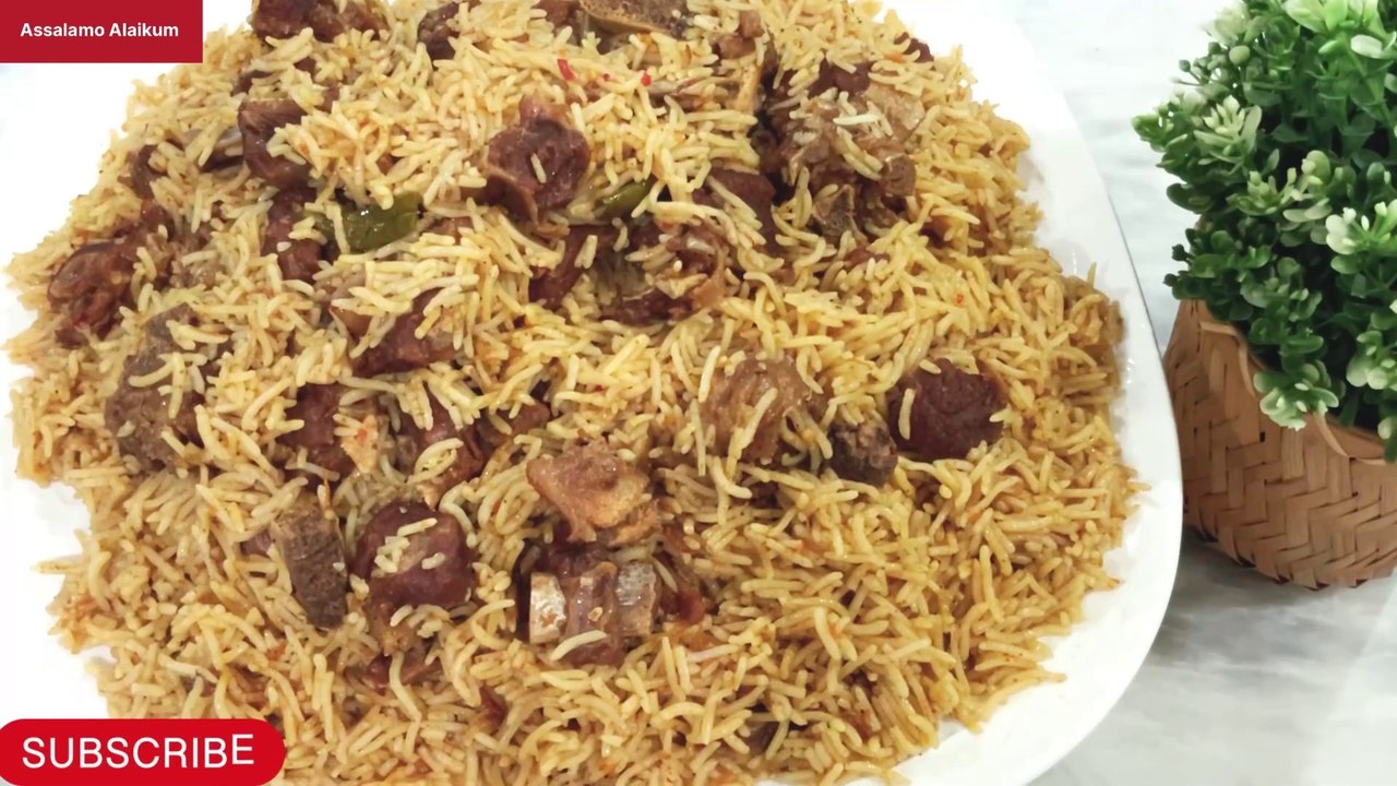 Malang Jaan Bannu Beef Pulao Authentic Recipe - Street Food Of Peshawar ...