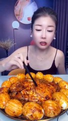 Mukbang asmr video foodies lover