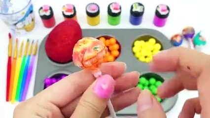 Satisfying Video l How to Make Lollipop Candy With Playdoh _ Paintbrush Cutting ASMR l Sand Crunchy#multidochallge#clay#satisfyingvideo