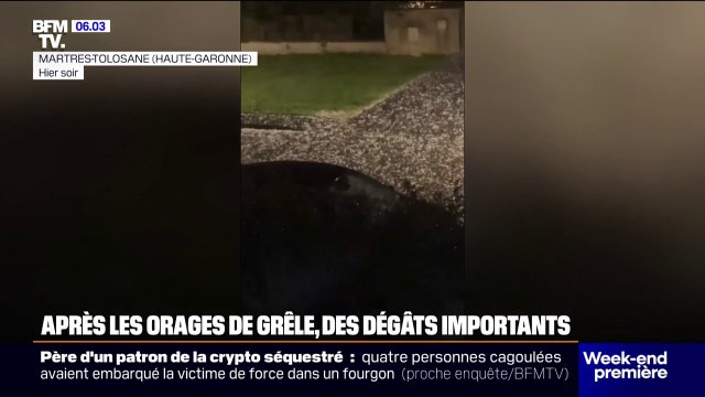 Météo: après les orages de grêle, des dégâts importants