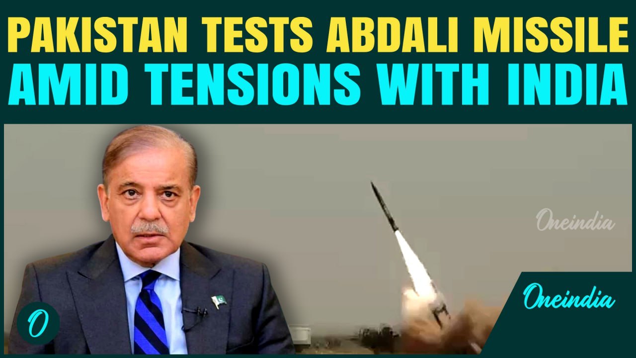 VIDEO: Pakistan Fires Abdali Missile Amid Escalating Tensions With India After Pahalgam Attack