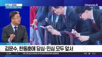 김문수 국힘 대선후보 선출…당원투표서 압승