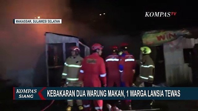 Kebakaran 2 Warung Makan di Makassar, Damkar Ungkap Jumlah Korban