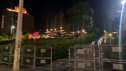 Hayatını kaybeden Sırrı Süreyya Önder’in anması öncesi Gezi Parkı çevresine polis bariyerleri