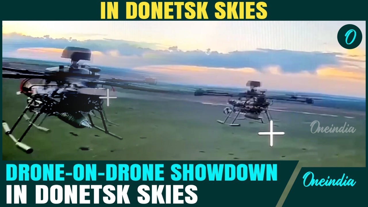 Drone-On-Drone War: Russian MoD Releases CHILLING Footage Of Head To Head Drone Combat | Ukraine