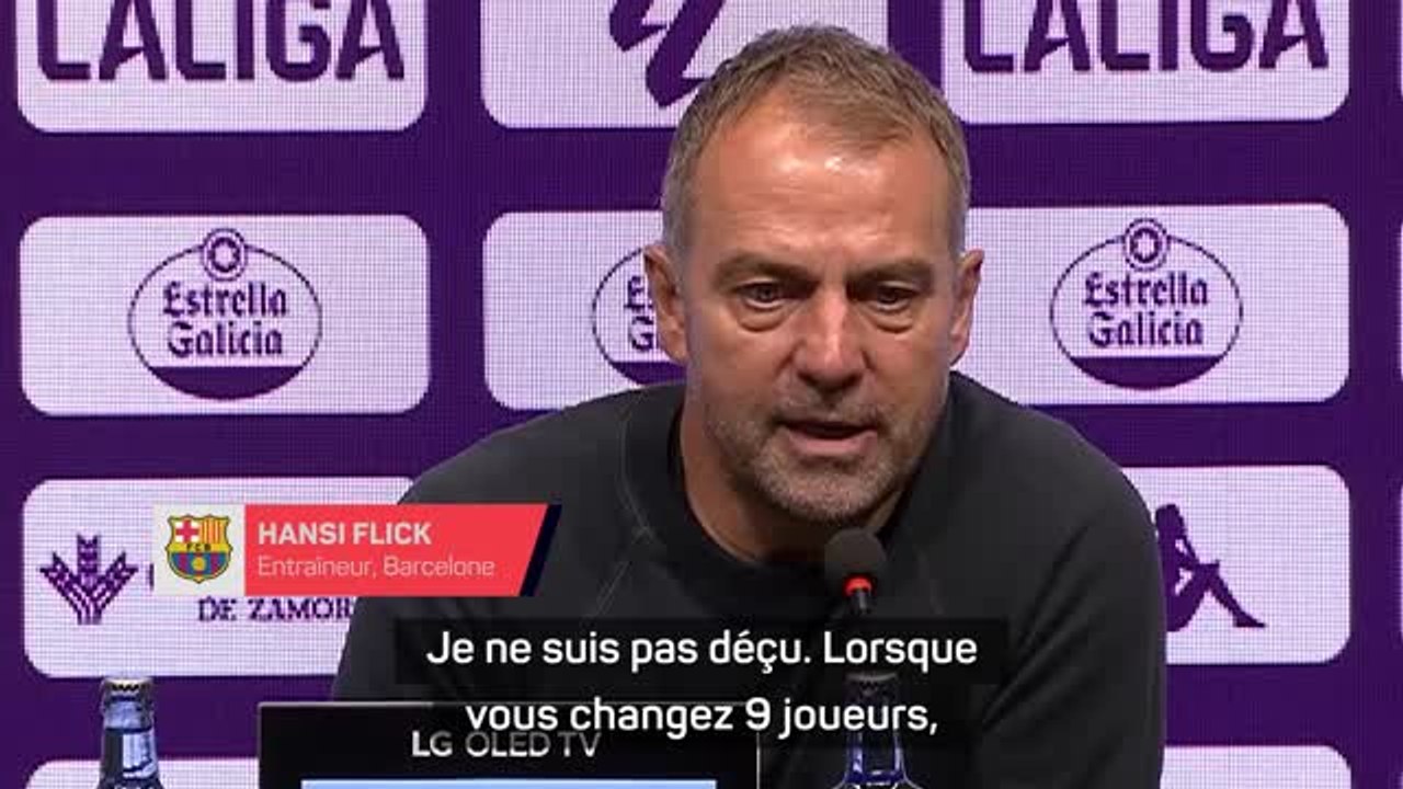 Barcelone - Flick content de ses jeunes et de Araújo, Christensen et ter Stegen