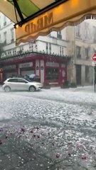 tempestade, granizo, Paris, França