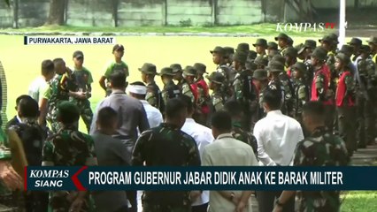 Momen Ibu-Ibu Titip Anak ke Barak Militer di Purwakarta, Berbincang dan Salami Dedi Mulyadi