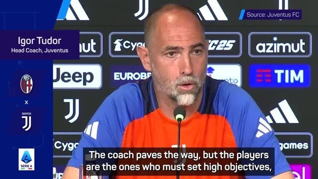 Tudor hopes to 'find something special' as Juve eye UCL spot