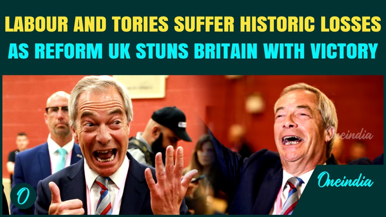 Farage's Reform UK Shatters UK Politics, Overtakes Labour & Tories in Historic Local Election Sweep
