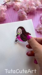 DIY demon slayer cute stickers