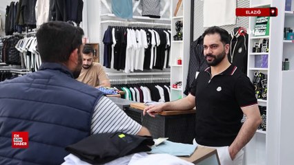 Elazığ'da eski kıyafetlerini bıraktı, yenilerini giyip gitti