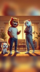 "This cat's reaction is priceless! 😂"#shorts #shortsfeed #dudidudidam #catdance