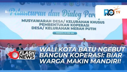 Dukung Program Pemerintah Pusat, Wali Kota Batu Segerakan Pembangunan Koperasi Merah Putih