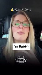 İngiliz kadının yaptığı dua izleyenleri ağlattı! Ya Rabbi lütfen bana Filistinli annenin imanından bir damla olsun ver!