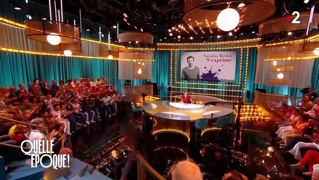 Léa Salamé a invité Nicolas Bedos dans "Quelle époque !" sur France 2 mais a hésité comme elle l'a expliqué au cinéaste.