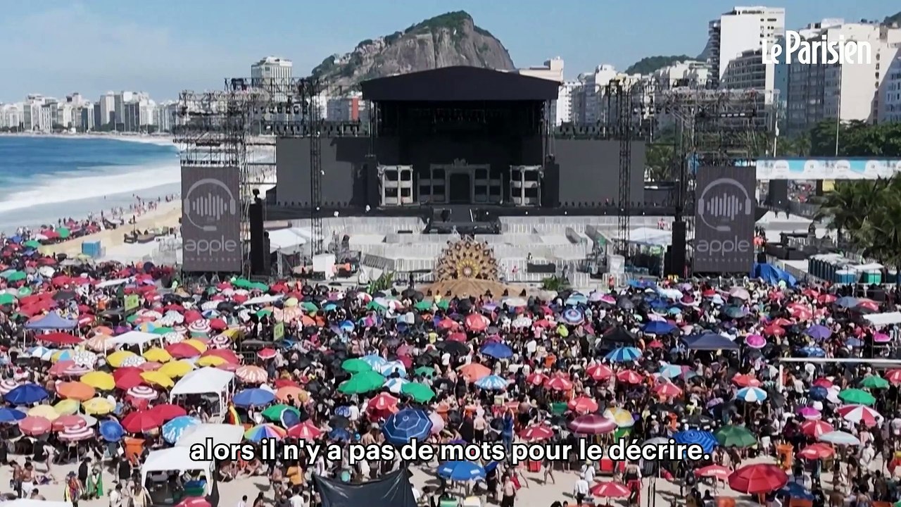 Concert de Lady Gaga : les images de l'impressionnante foule rassemblée sur une plage de Rio
