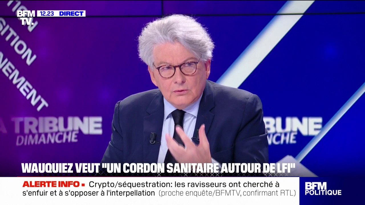 "L'antisémitisme doit être condamné avec la plus grande vigueur", déclare Thierry Breton