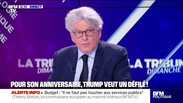 Rien ne m'inquiète, sauf si nous, Européens, ne prenons pas la mesure de ce qu'il se passe , déclare Thierry Breton par rapport à la politique de Donald Trump