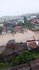 Chuva deixa Santo Amaro da Purificação debaixo d’água