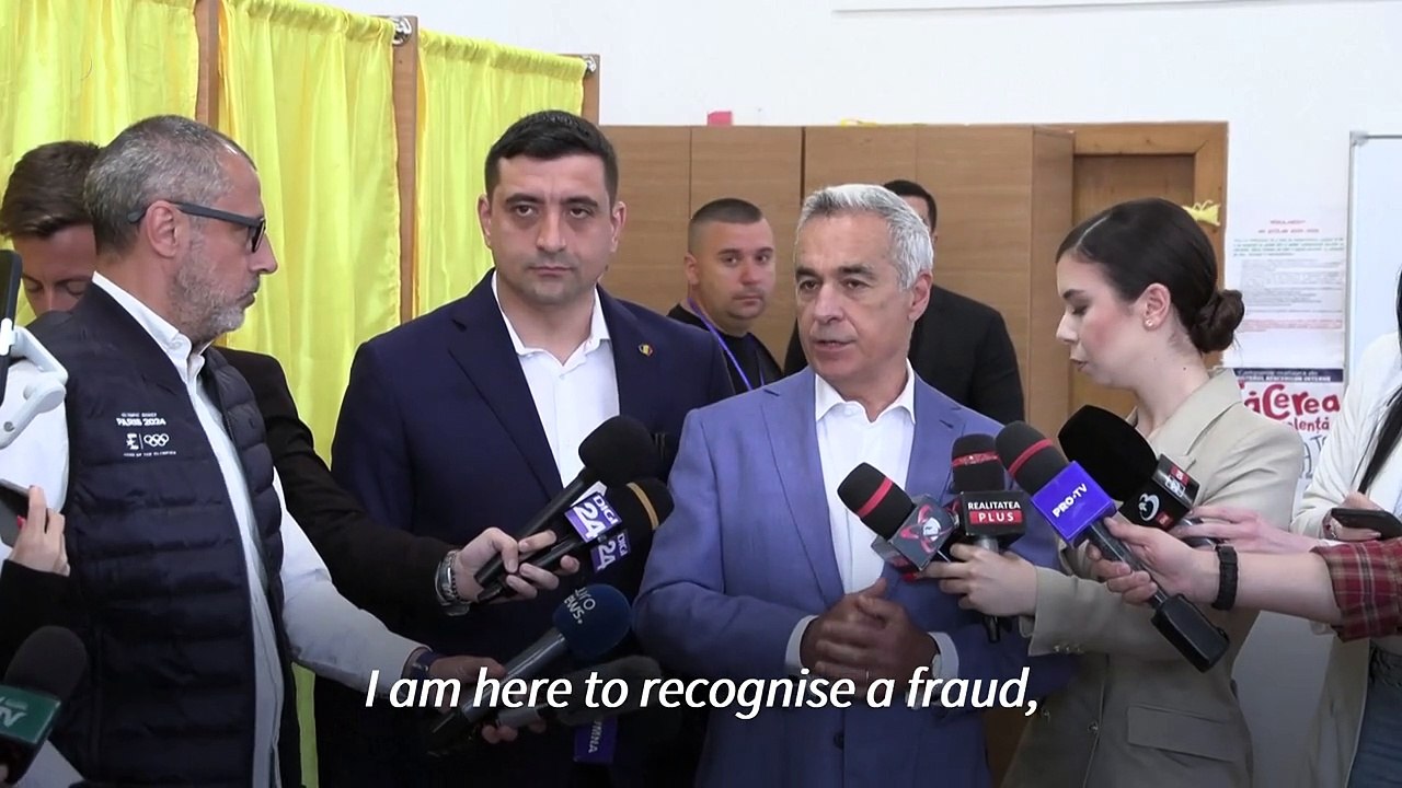 Barred Romanian far-right candidate Georgescu denounces election 'fraud'