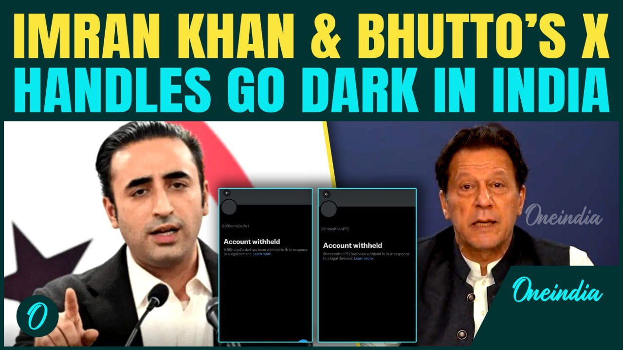 India-Pakistan Tensions: Imran Khan and Bilawal Bhutto's X Accounts Blocked | Pahalgam Terror Attack